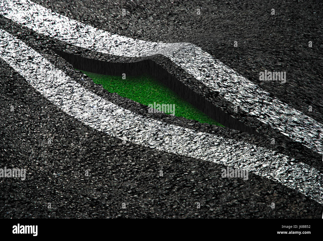 environment enviroment green asphalt clean environment enviroment green blank Stock Photo