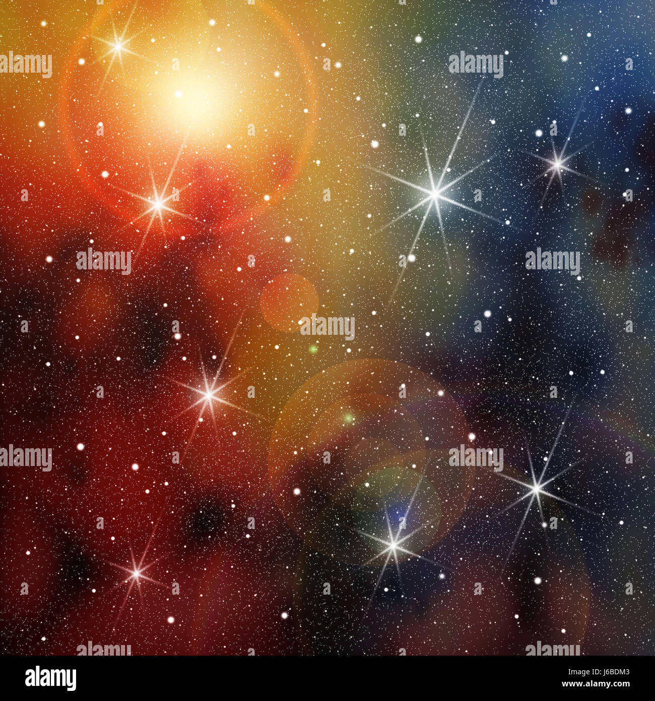 universe star heavenly body celestial body fixed star backdrop background blue Stock Photo