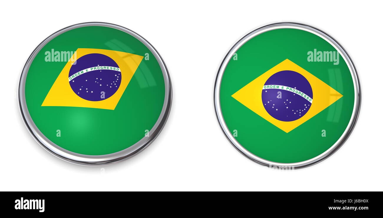 flag button brazil banner badge brazilian pin sticker stickers travel