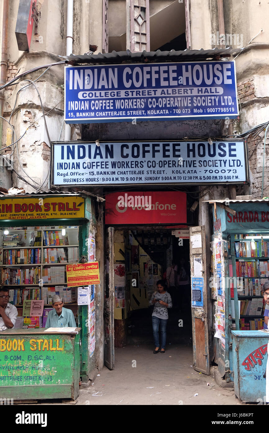 Indian Coffee House in Kolkata on February 11, 2016. The India Coffee