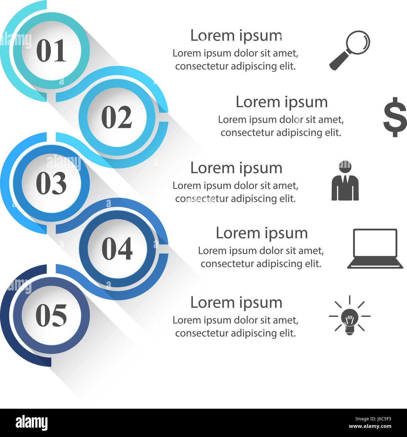 3D infographic design template and marketing icons Stock Vector Image ...