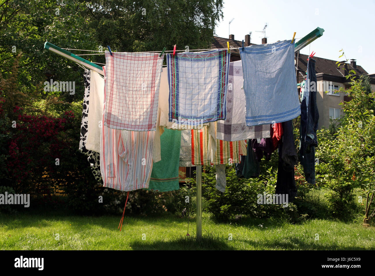 clothes horse Stock Photo Alamy