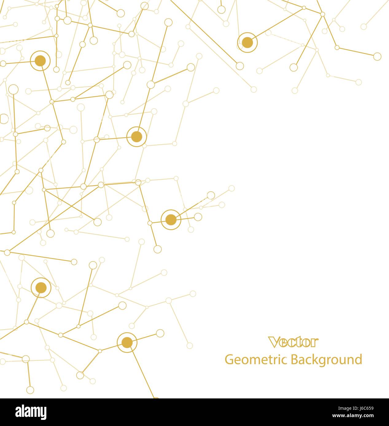 Dot Connection Pattern Connect gold digital abstract dots hi-res stock photography and images ...