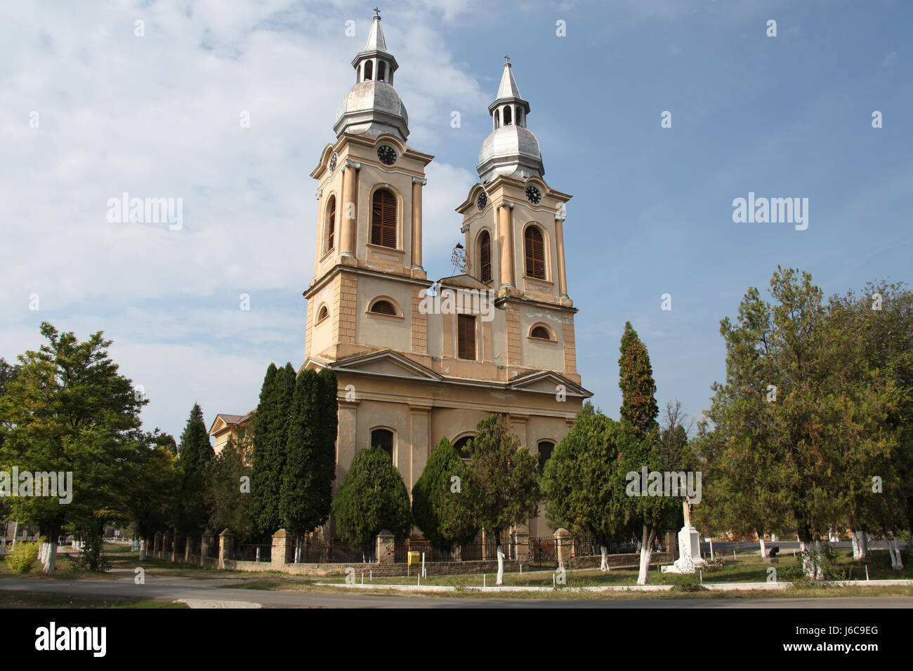 church romania transylvania beautiful beauteously nice church culture romania Stock Photo