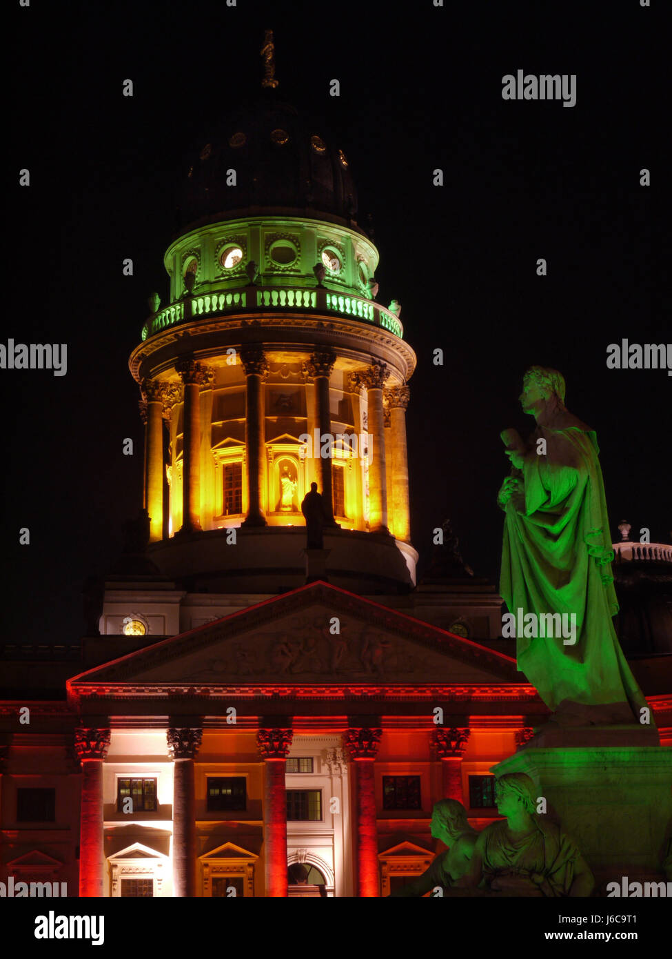 cathedral berlin german french shine shines bright lucent light serene luminous Stock Photo