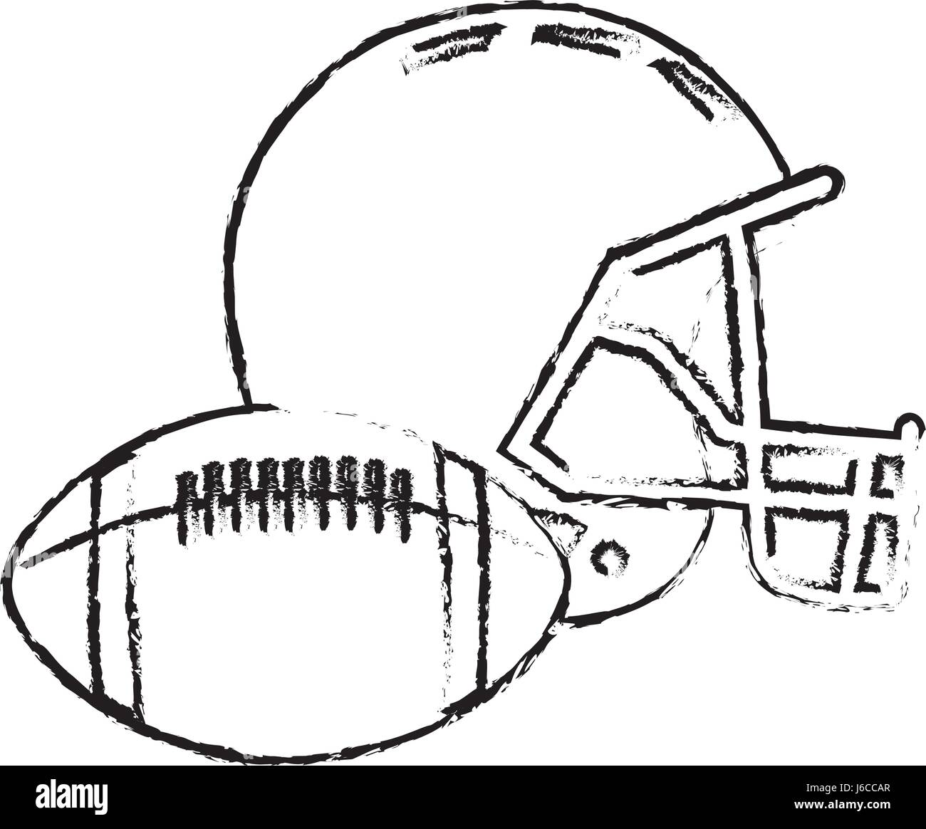 american football helmet ball sport equipment Stock Vector Image & Art