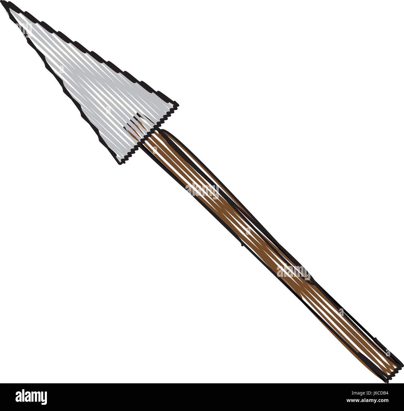 cartoon spear weapon war medieval Stock Vector Image & Art - Alamy
