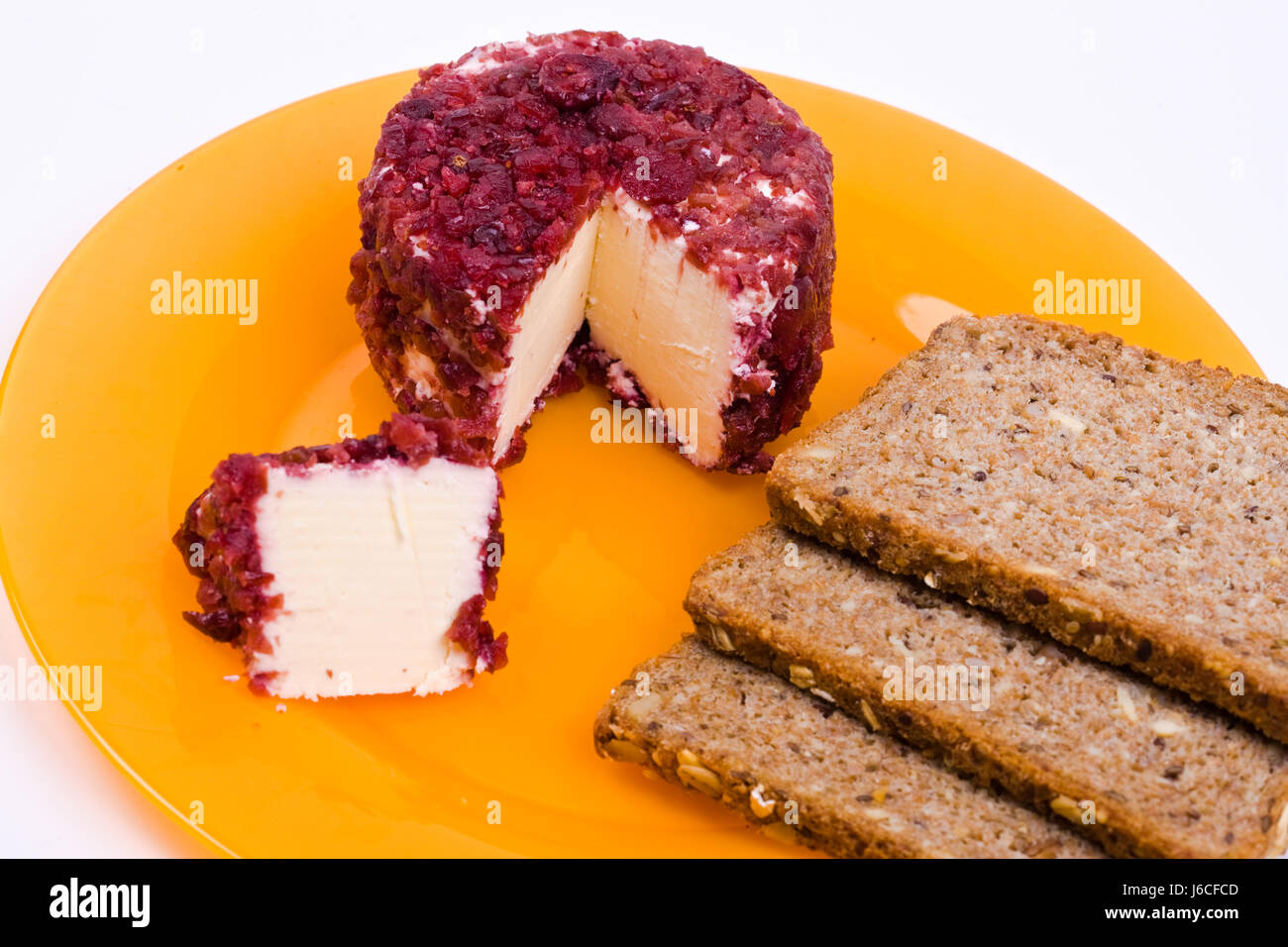 bread plate cheese bread plate scottish orange wholemeal bread enthusiasm Stock Photo Alamy