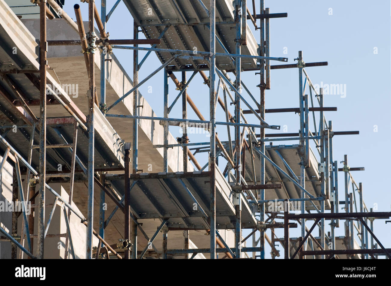 build industry scaffold scaffolding scene location site building construction Stock Photo Alamy