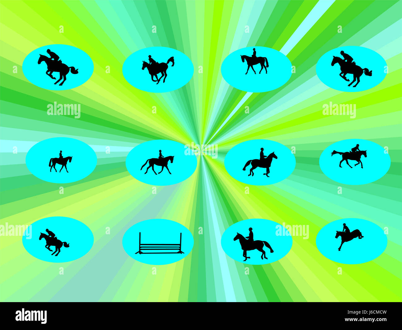 sport sports horse riding silhouette backdrop background humans human beings Stock Photo