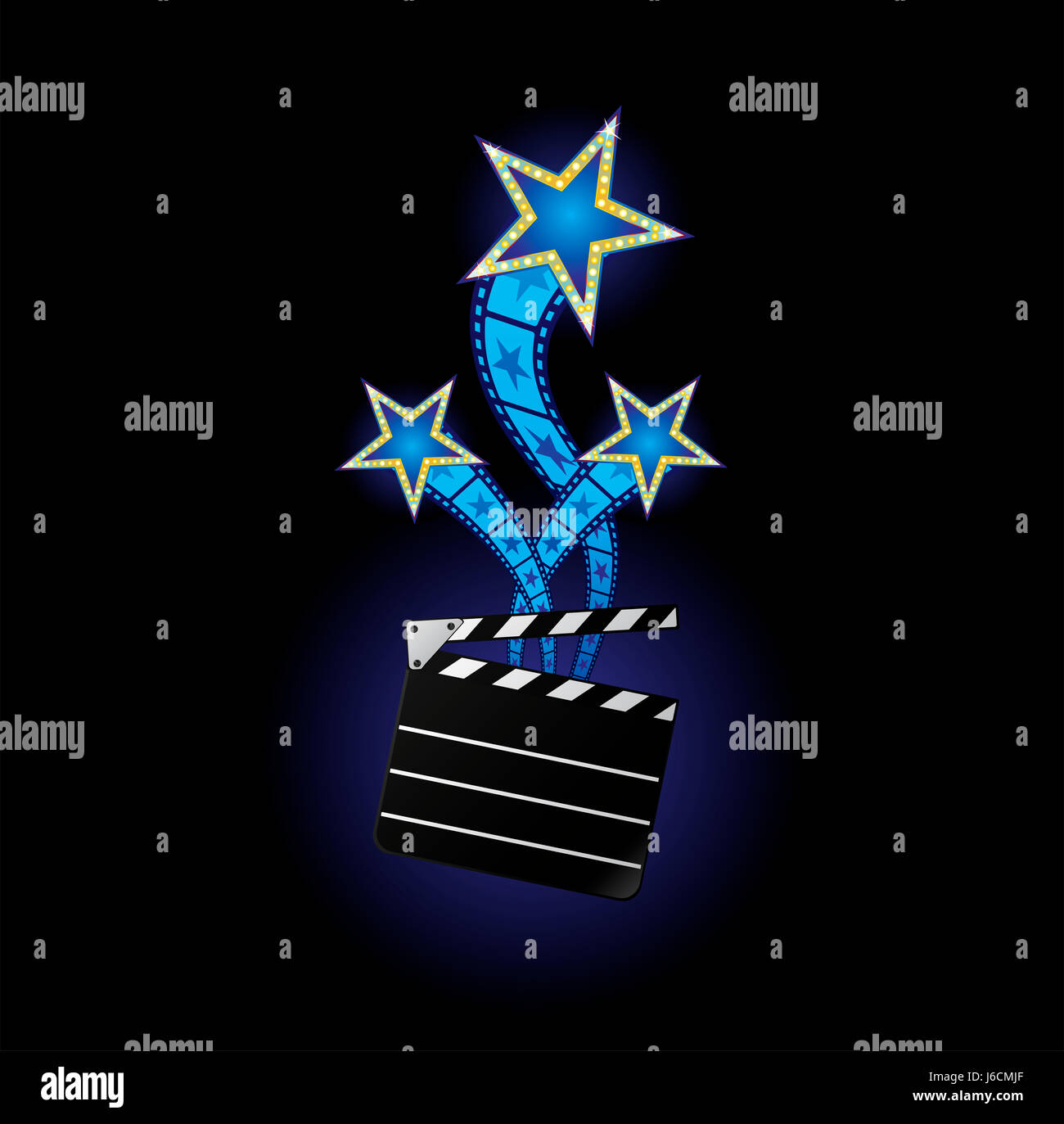 cinema academy awards film star motion postponement moving movement board Stock Photo