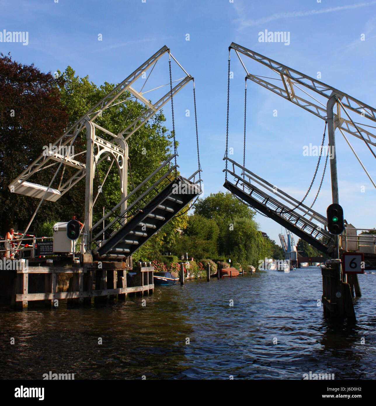 movable bridge Stock Photo