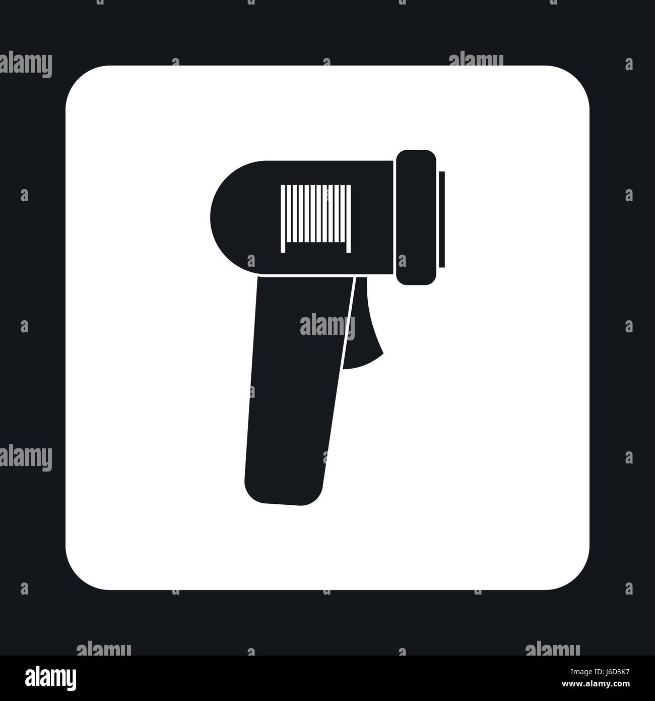 Computer scanner inventory icon Stock Vector Images - Alamy