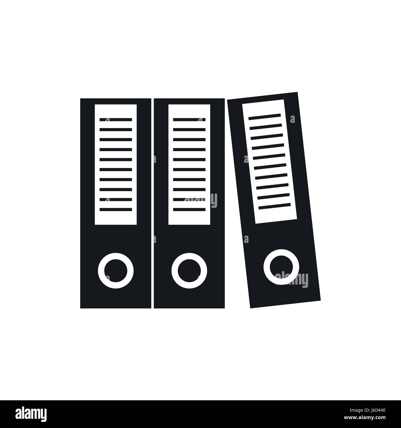 Office folders icon, simple style Stock Vector Image & Art - Alamy