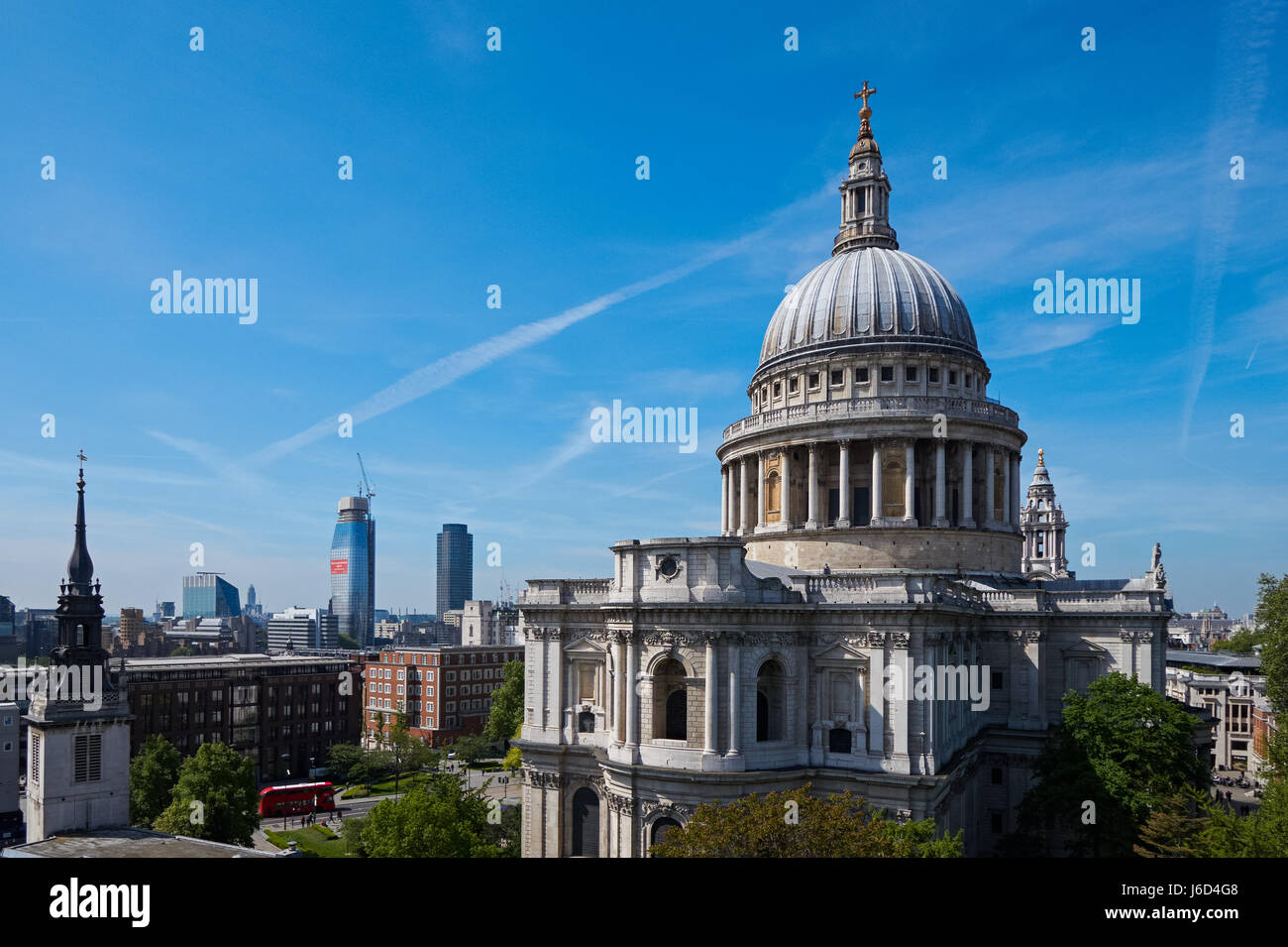 St. Paul's Cathedral in London England United Kingdom UK Stock Photo