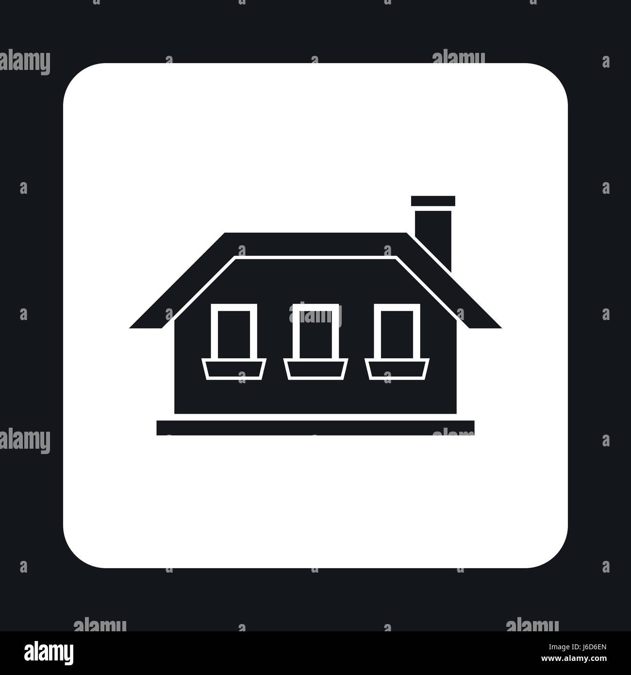 Three storey house icon hi-res stock photography and images - Alamy