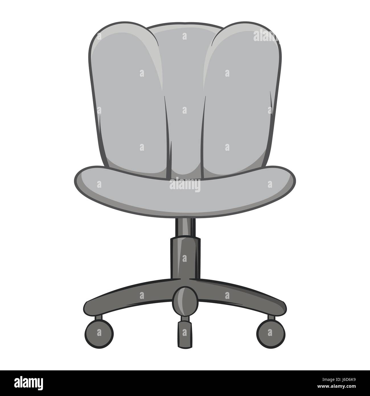 Office chair icon, black monochrome style Stock Vector Image & Art - Alamy