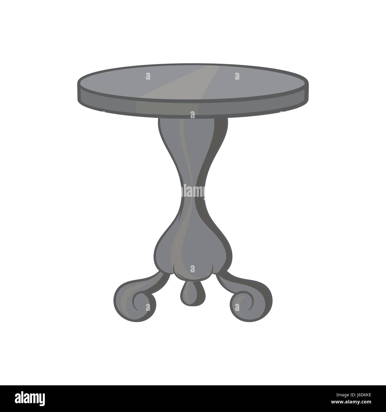Round table icon, black monochrome style Stock Vector Image & Art - Alamy