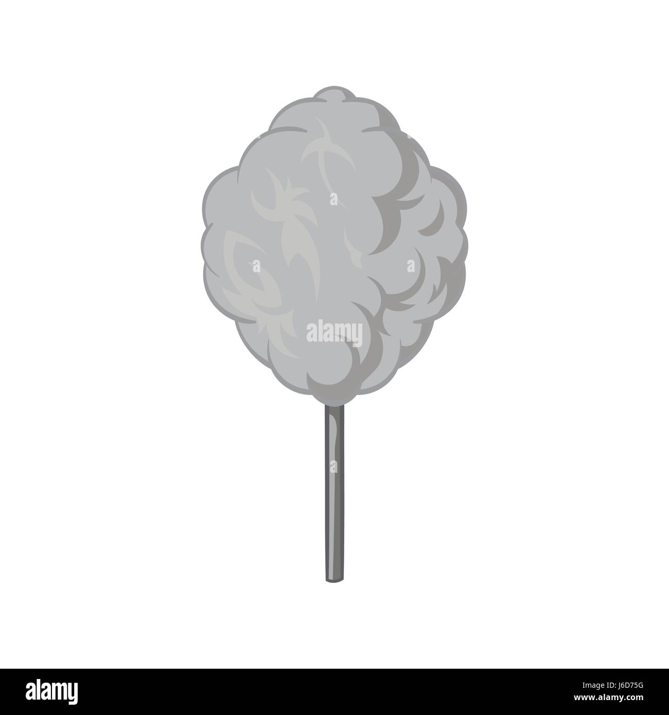 Cotton candy icon, black monochrome style Stock Vector Image & Art - Alamy