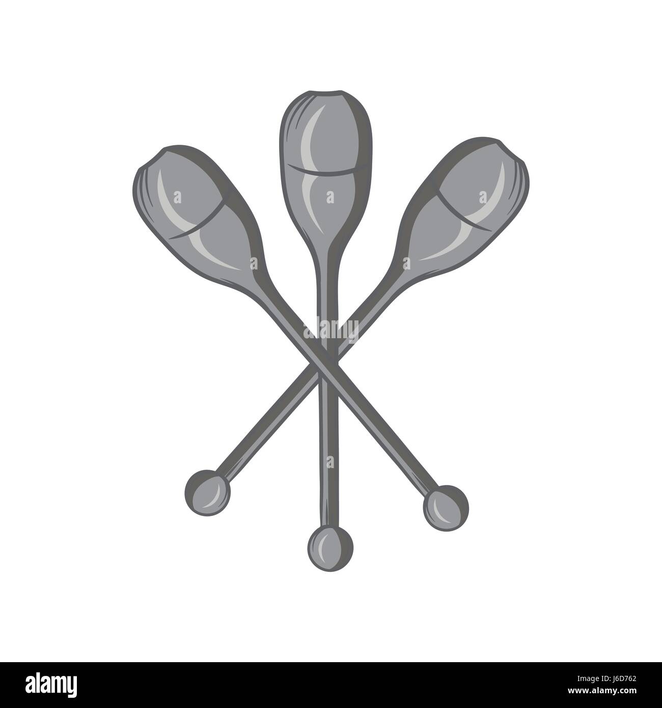 Devil sticks icon, black monochrome style Stock Vector Image & Art - Alamy