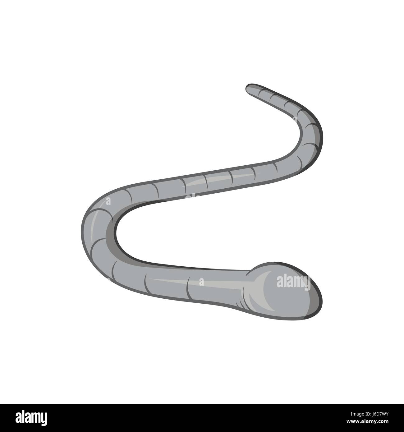 Worm icon, black monochrome style Stock Vector Image & Art - Alamy