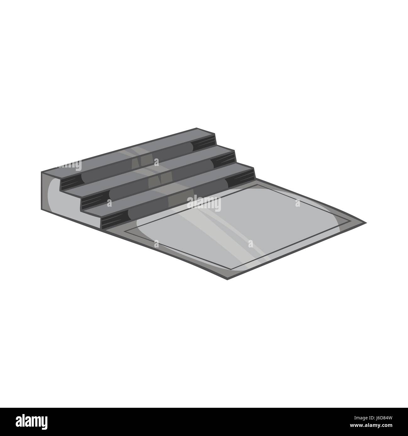 Small football stadium icon, monochrome style Stock Vector Image & Art ...