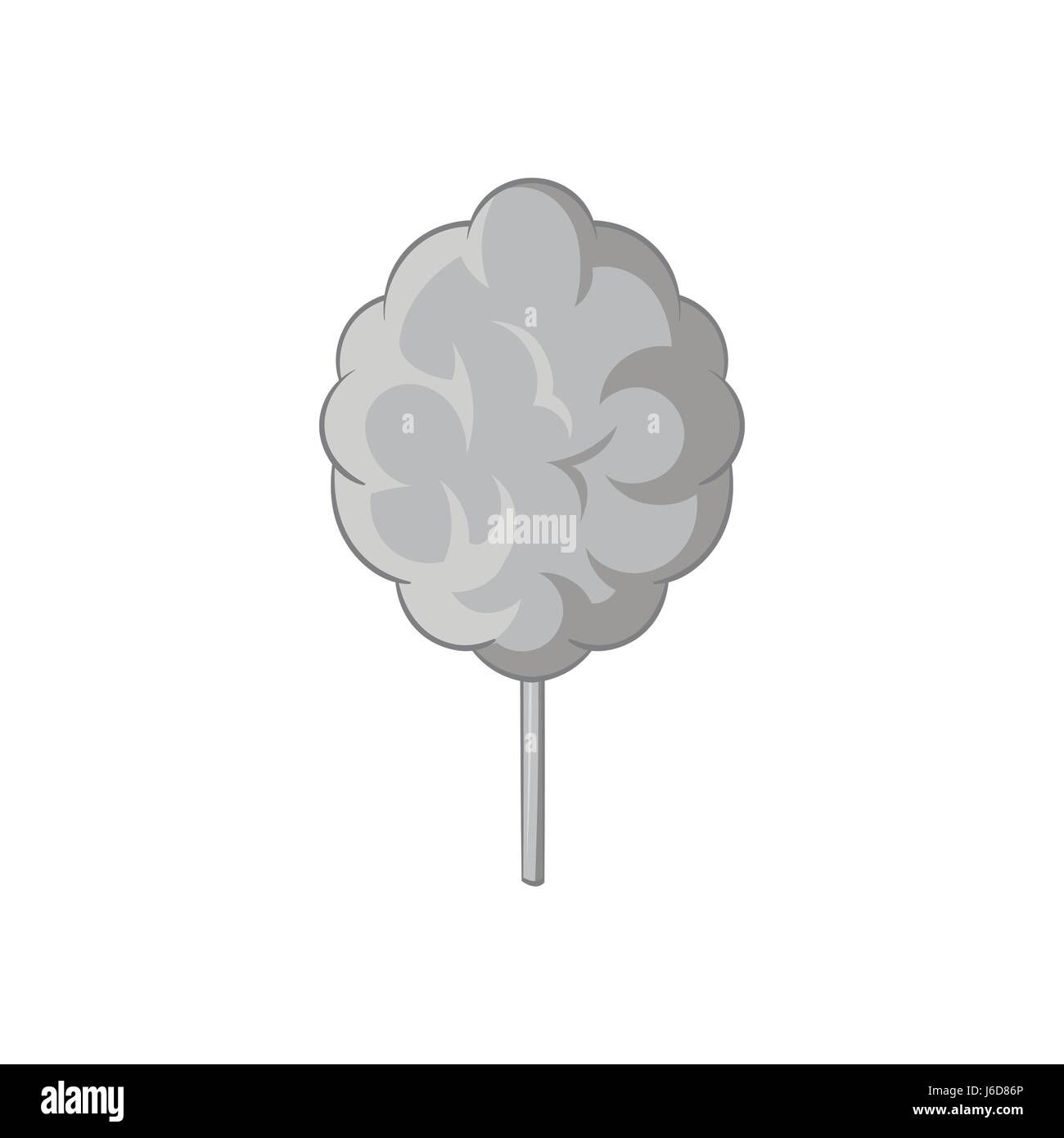 Cotton candy icon, black monochrome style Stock Vector Image & Art - Alamy