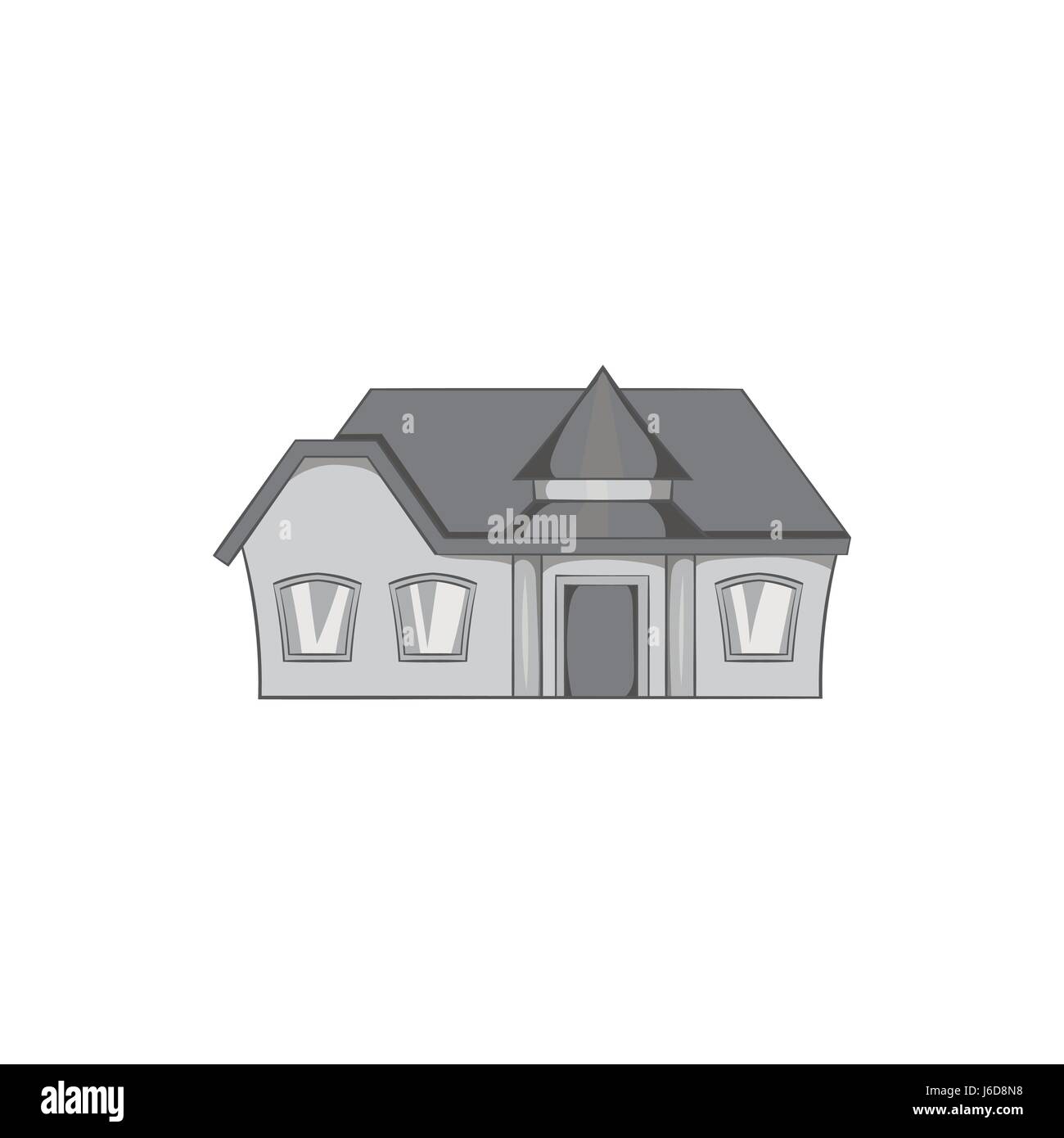 Large single storey house icon Stock Vector Image & Art - Alamy