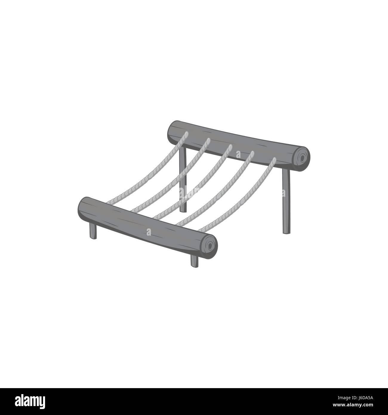 Rope bridge on a playground icon Stock Vector Image & Art Alamy