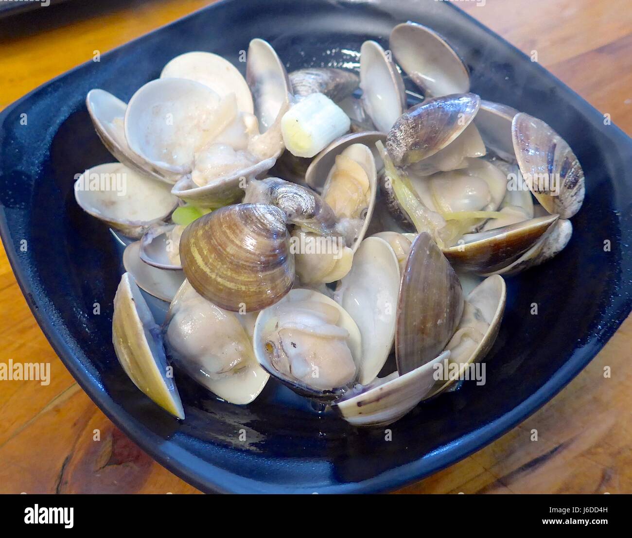 Stir fried clams closeup Stock Photo