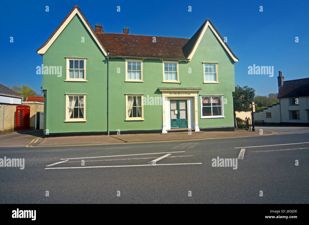 Clare Village, House, Suffolk Stock Photo Alamy