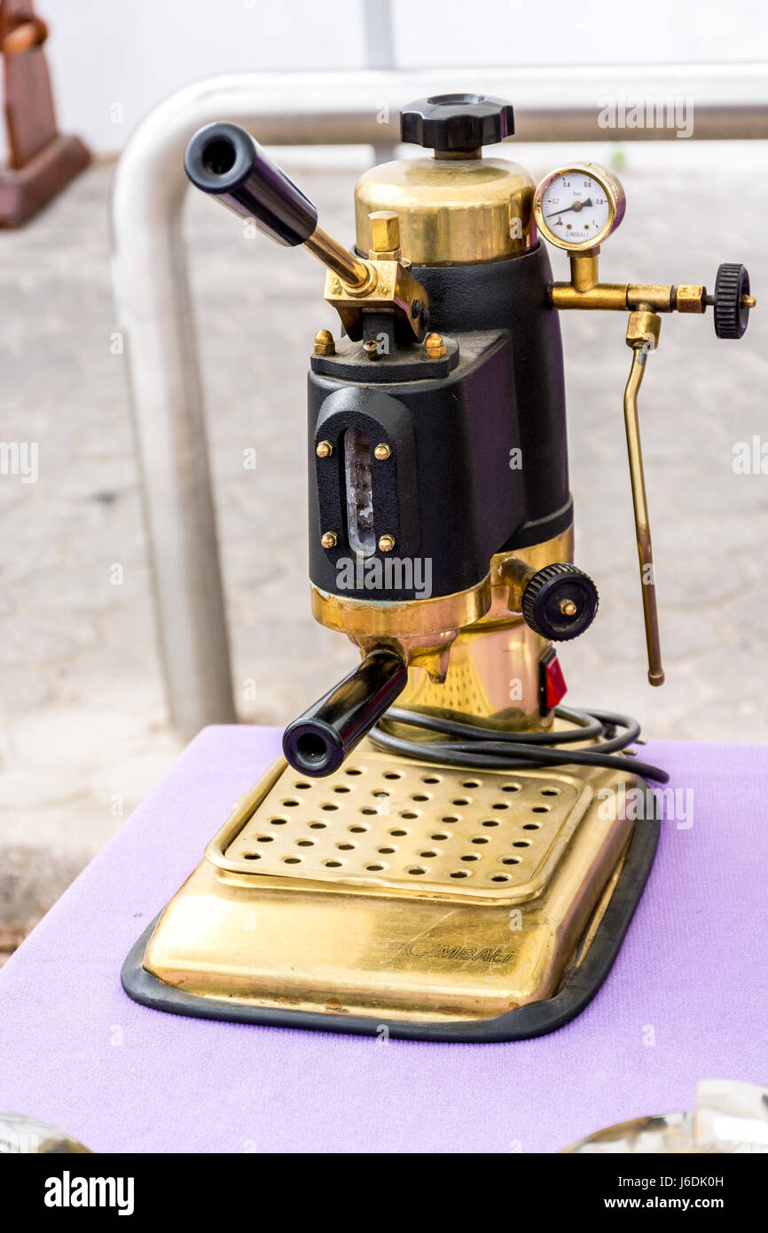 Old Coffee Maker Isolated On White Stock Photo, Picture and Royalty Free  Image. Image 17236196.