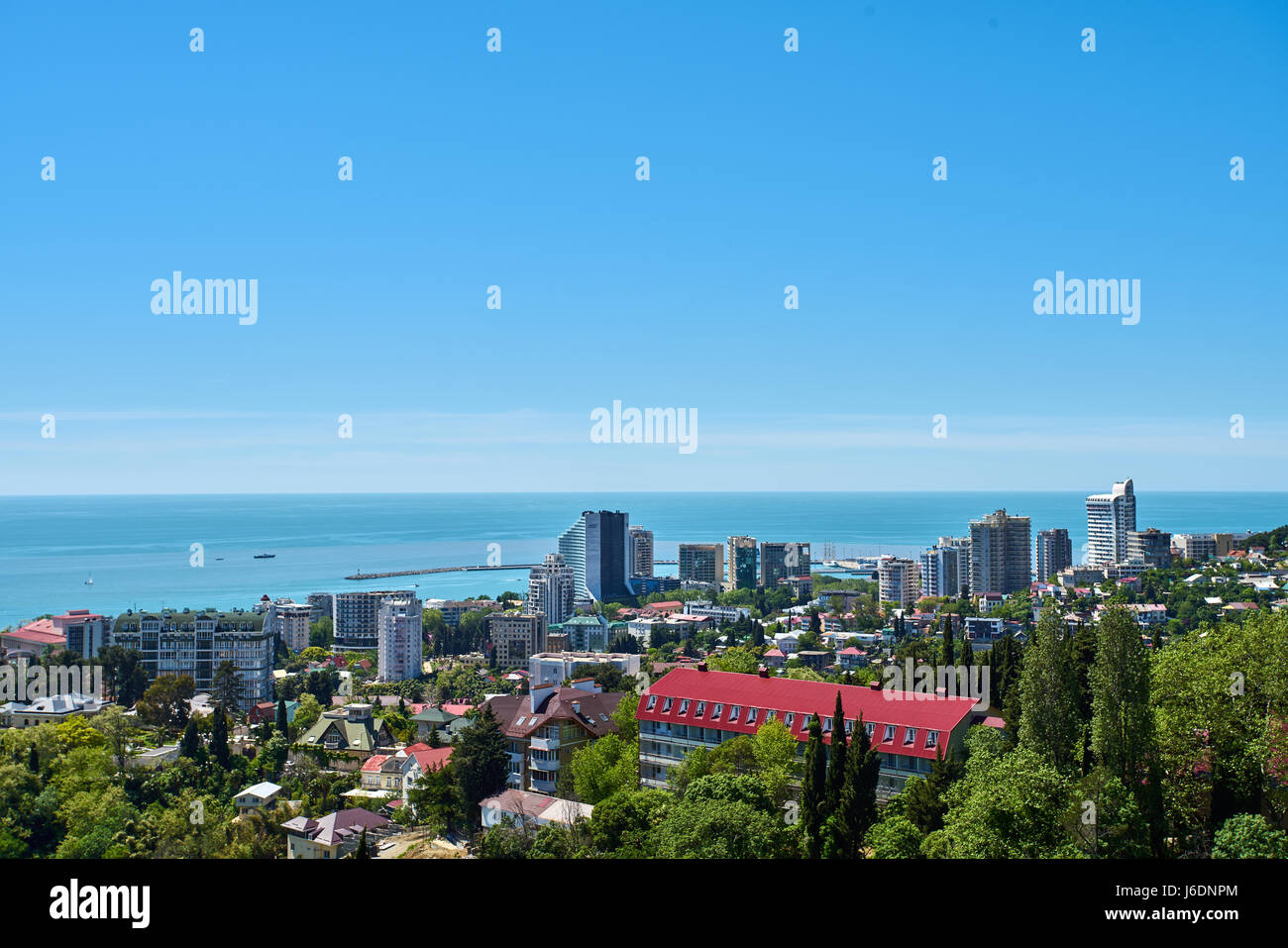 Aerial view of Sochi. Russia Stock Photo - Alamy