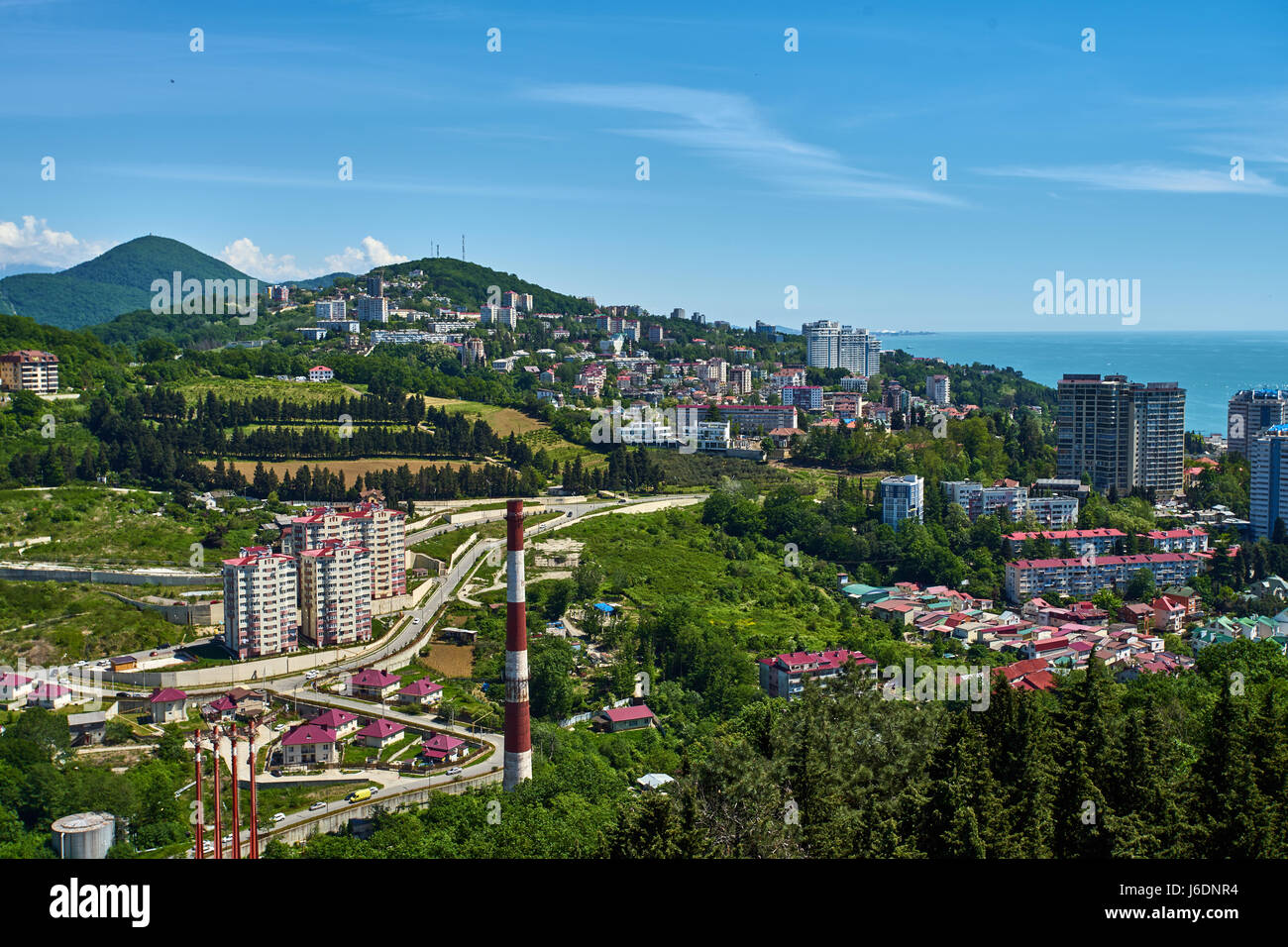 Aerial view of Sochi. Russia Stock Photo - Alamy