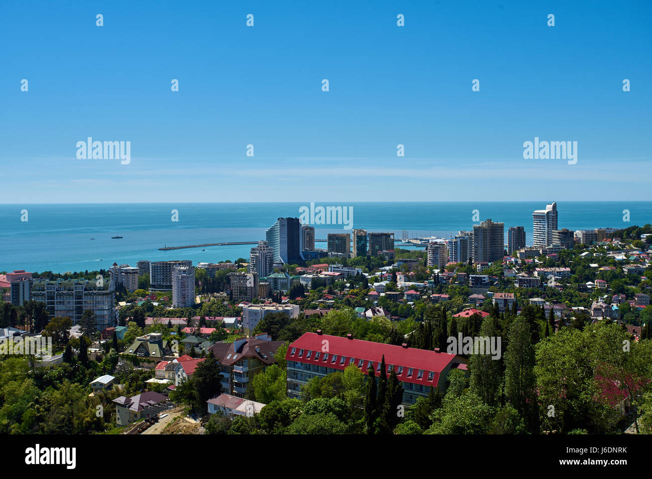 Aerial view of Sochi. Russia Stock Photo - Alamy