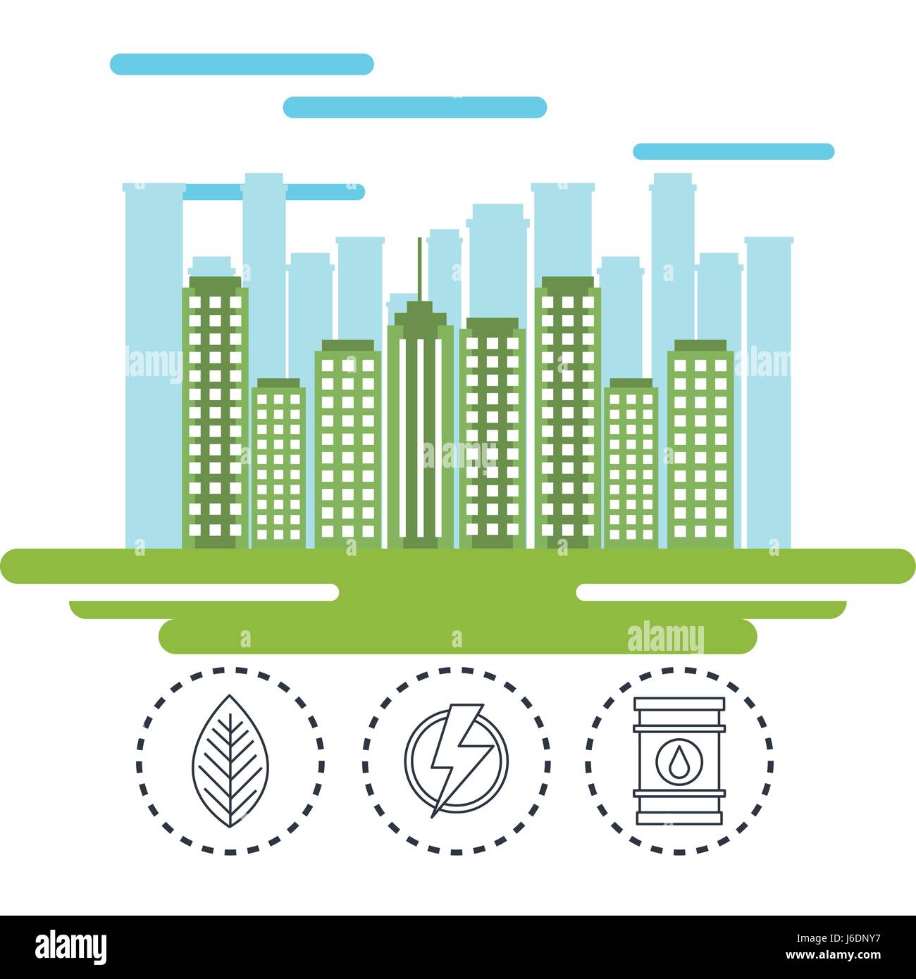 Eco friendly city design Stock Vector Image & Art - Alamy