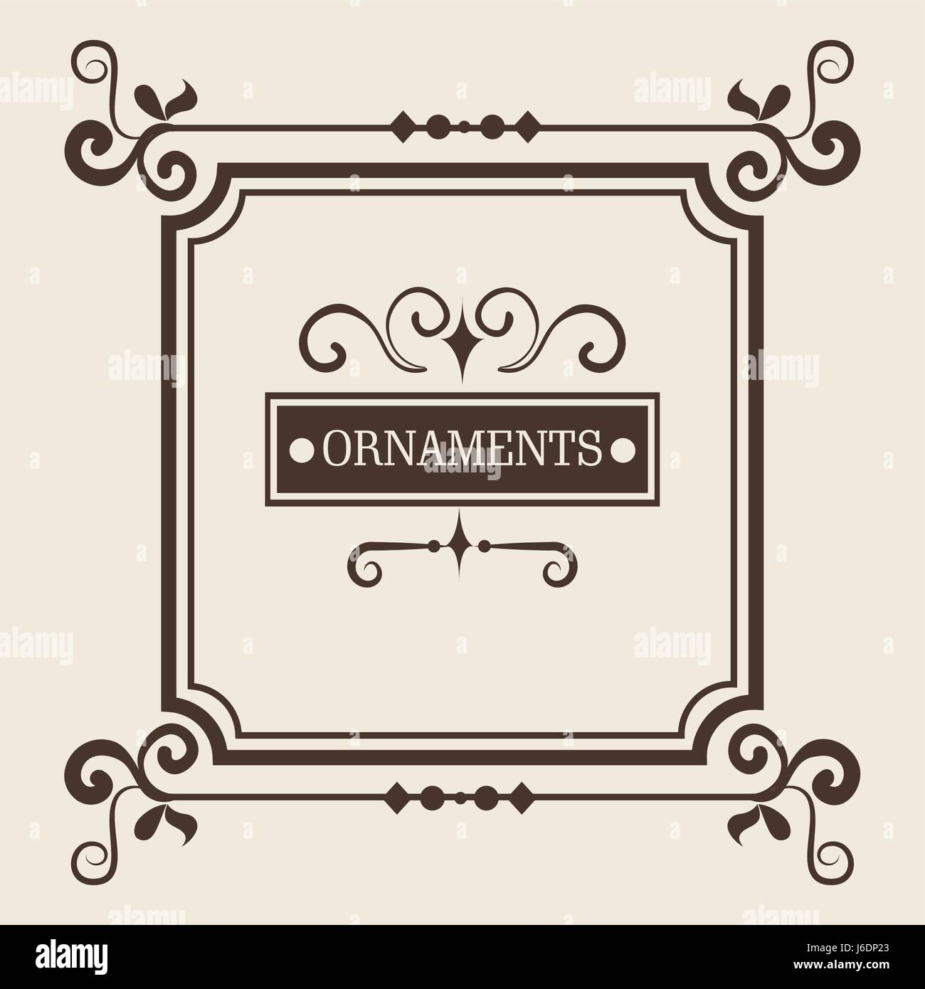 Ornamental frames design Stock Vector Image & Art - Alamy