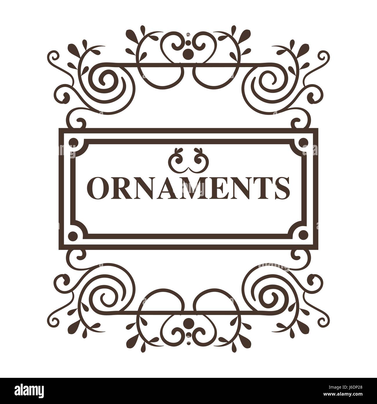 Ornamental frames design Stock Vector Image & Art - Alamy