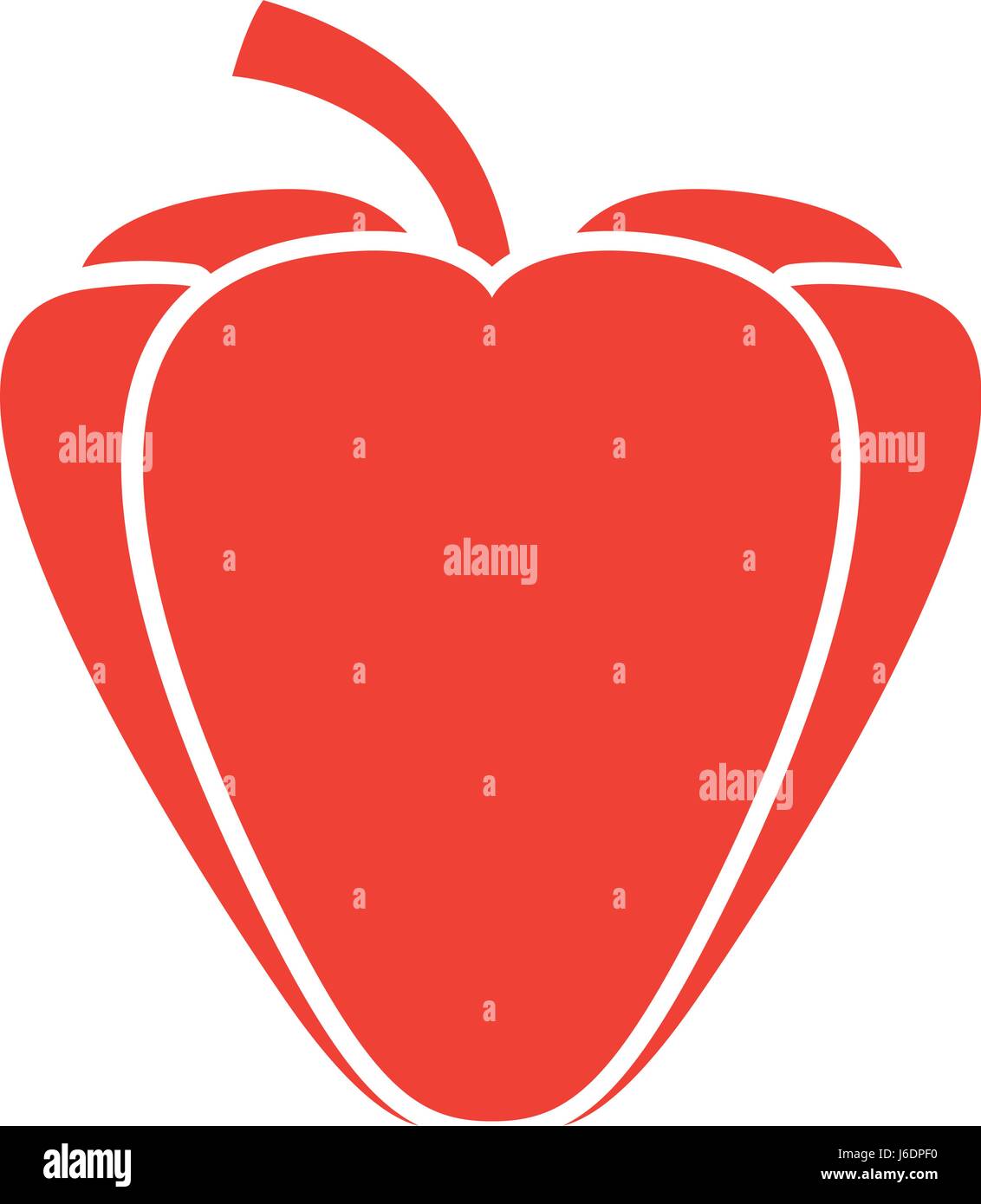 pepper fresh vegetable icon Stock Vector Image & Art - Alamy