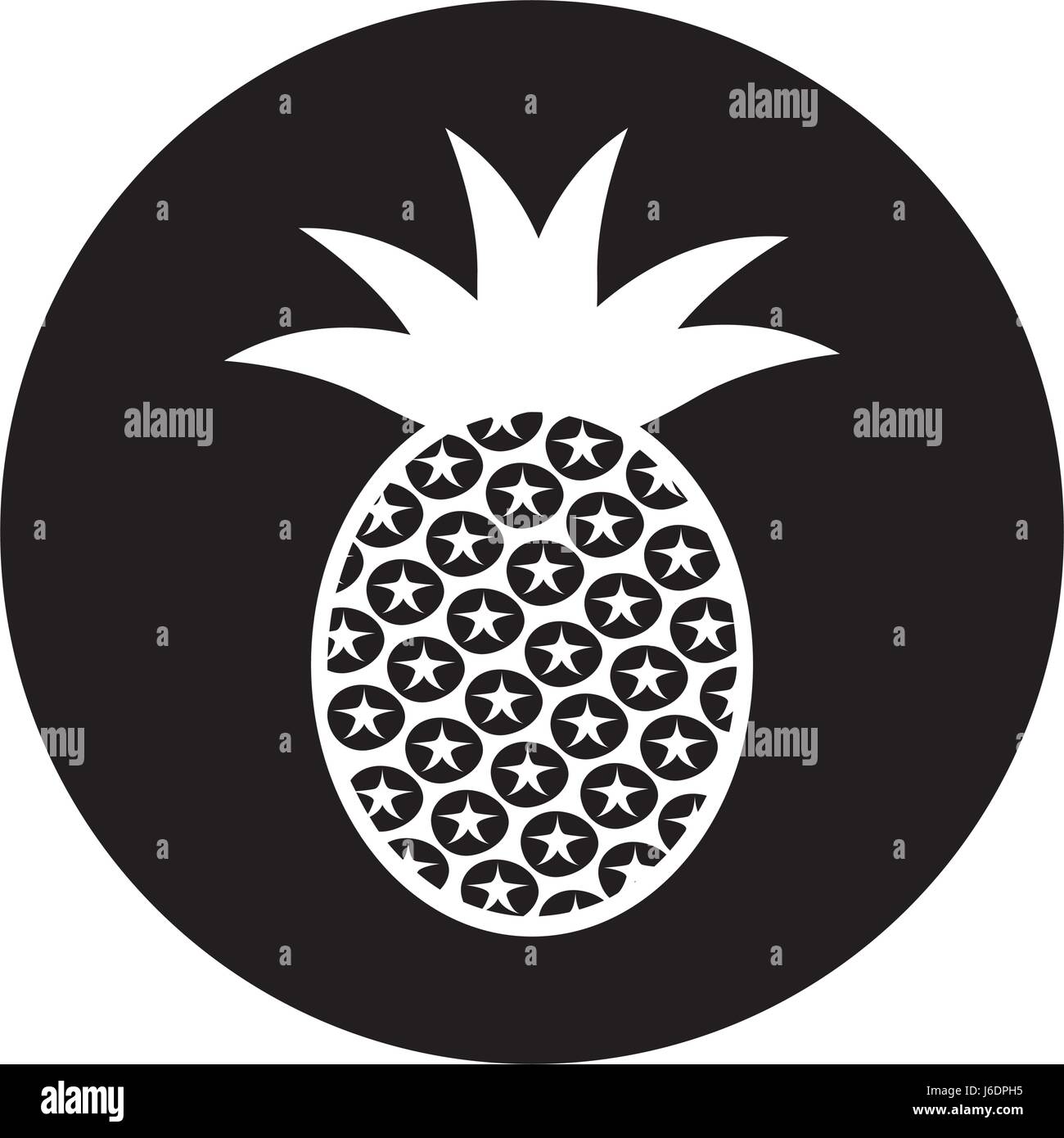 pineapple fresh fruit icon Stock Vector Image & Art - Alamy