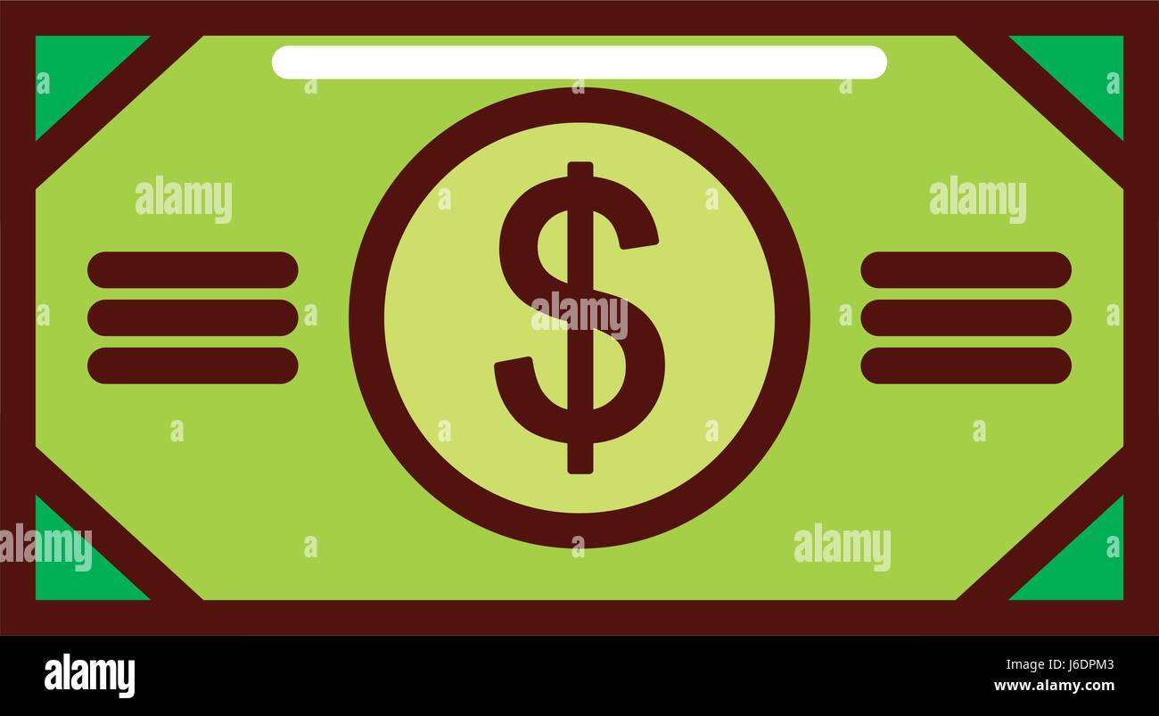 bill money dollar icon Stock Vector Image & Art - Alamy
