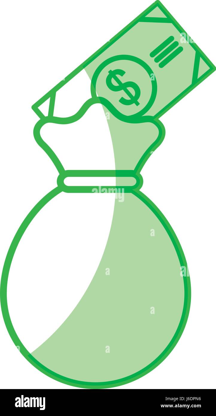 money bag isolated icon Stock Vector Image & Art - Alamy
