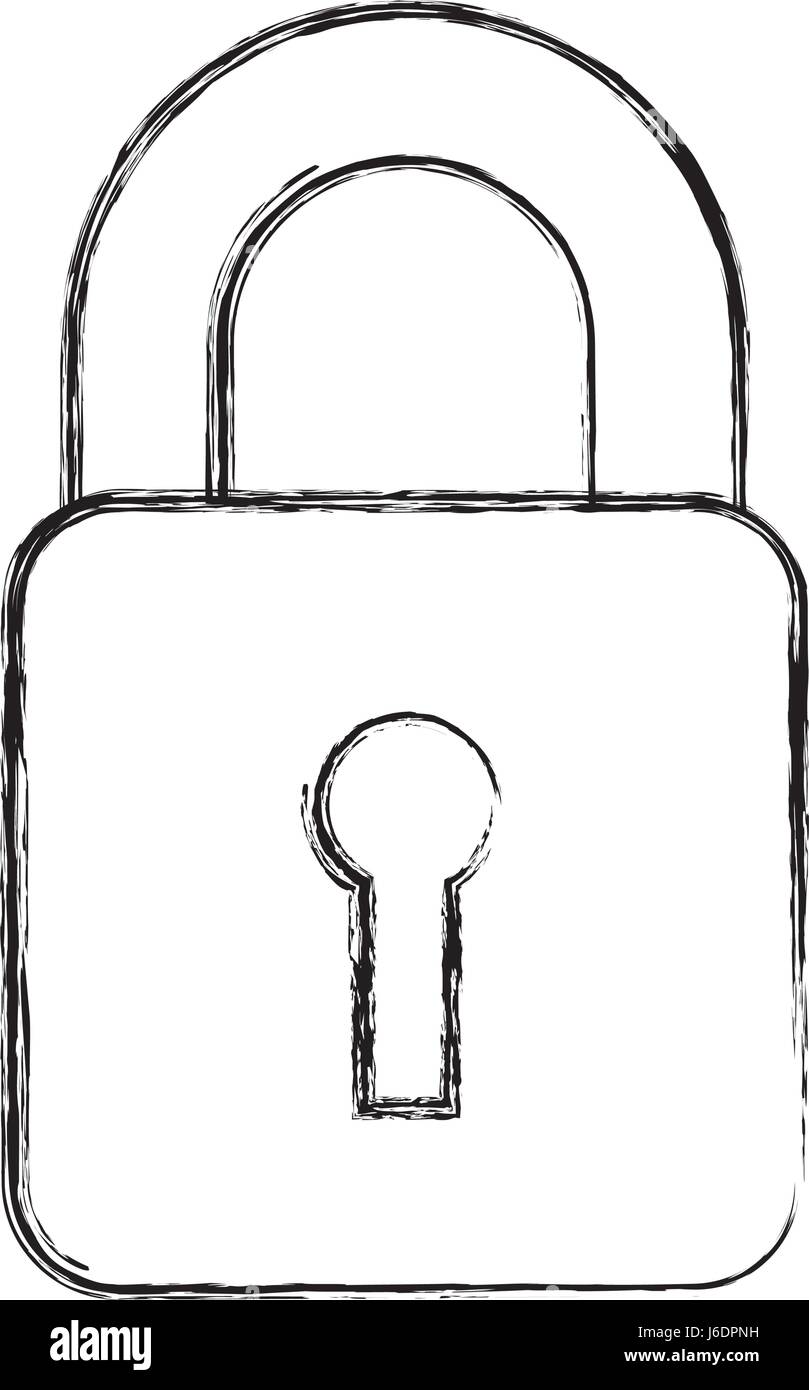 padlock security isolated icon Stock Vector Image & Art - Alamy