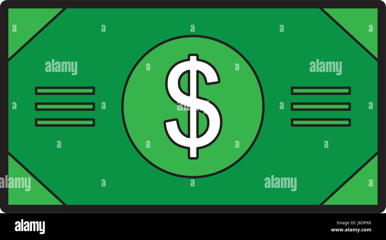 bill money dollar icon Stock Vector Image & Art - Alamy