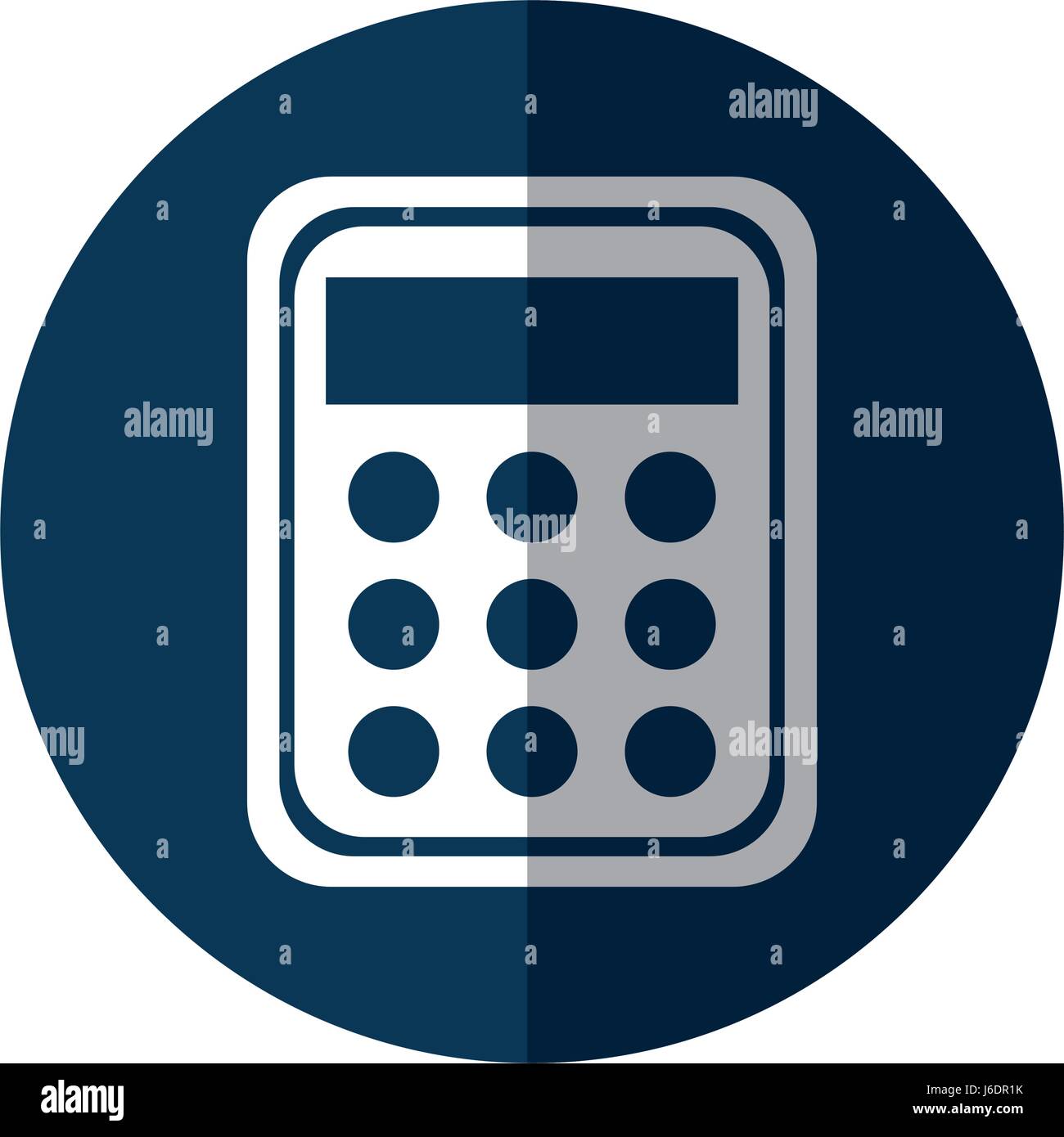 calculator math isolated icon Stock Vector Image & Art - Alamy