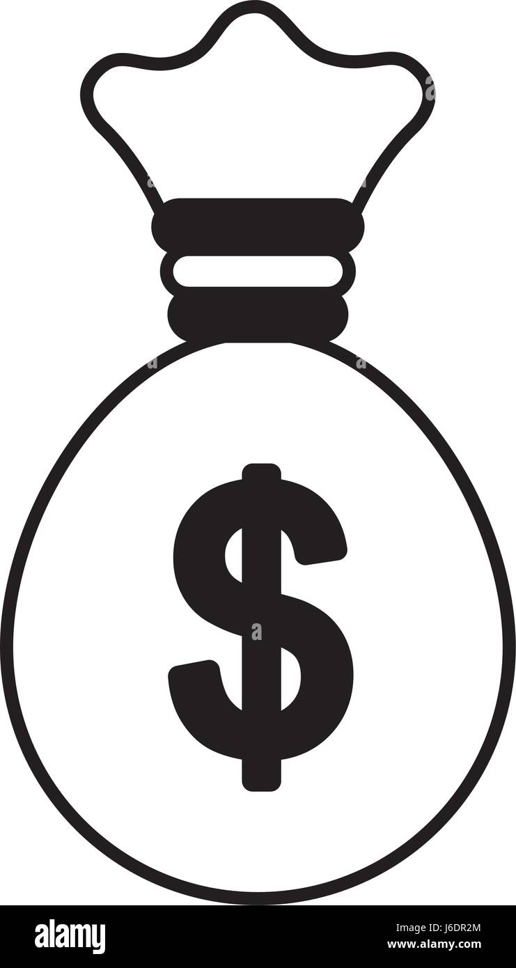money bag isolated icon Stock Vector Image & Art - Alamy