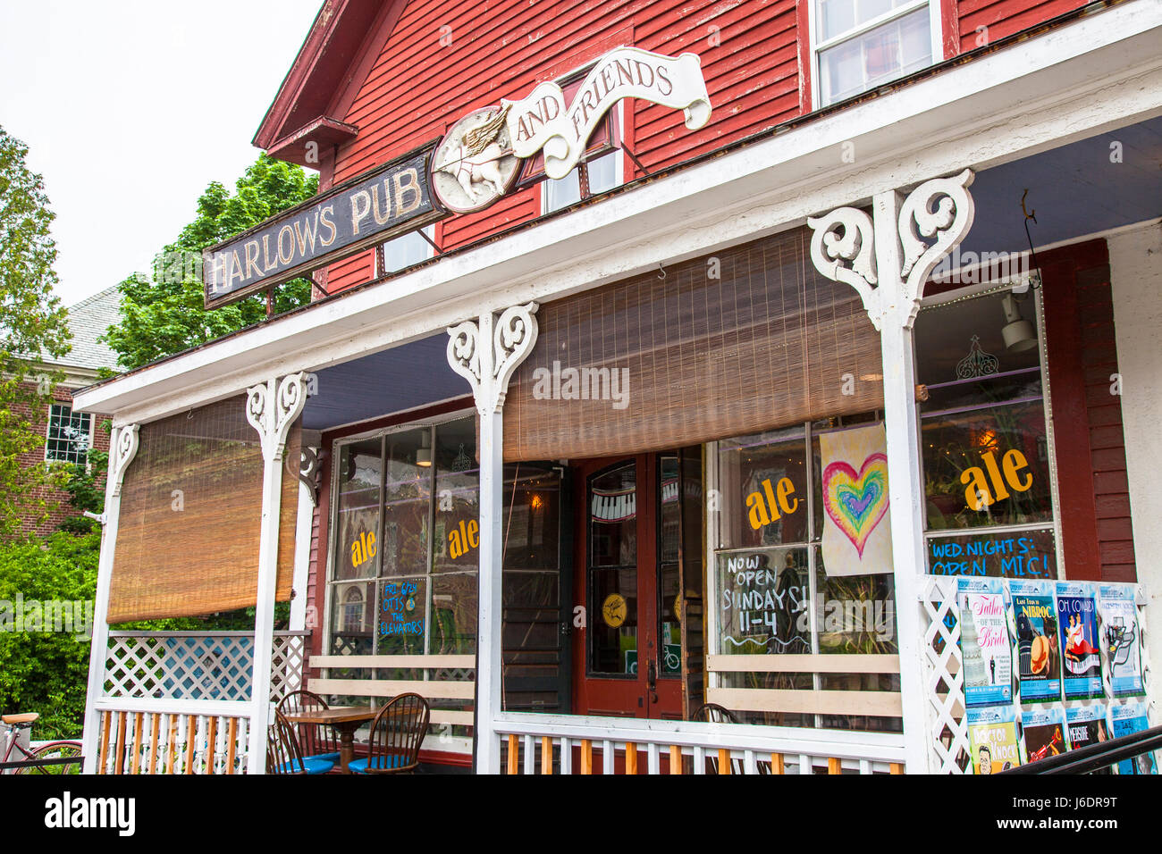 Harlow's Pub in Peterborough, New Hampshire Stock Photo Alamy
