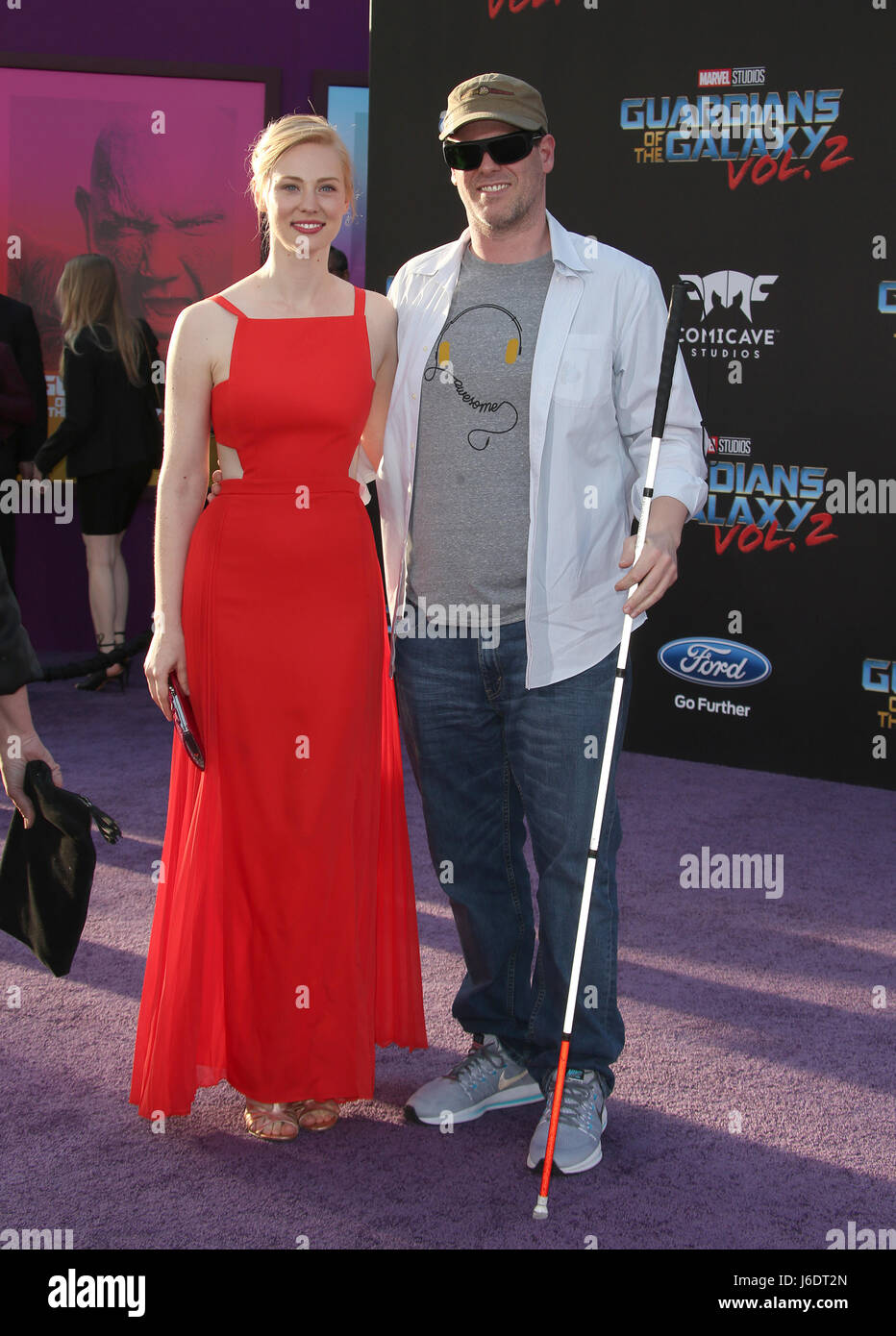 The world premiere of Marvel Studios’ 'Guardians of the Galaxy Vol. 2.' - Arrivals  Featuring: Deborah Ann Woll, E.J. Scott Where: Hollywood, California, United States When: 19 Apr 2017 Credit: FayesVision/WENN.com Stock Photo