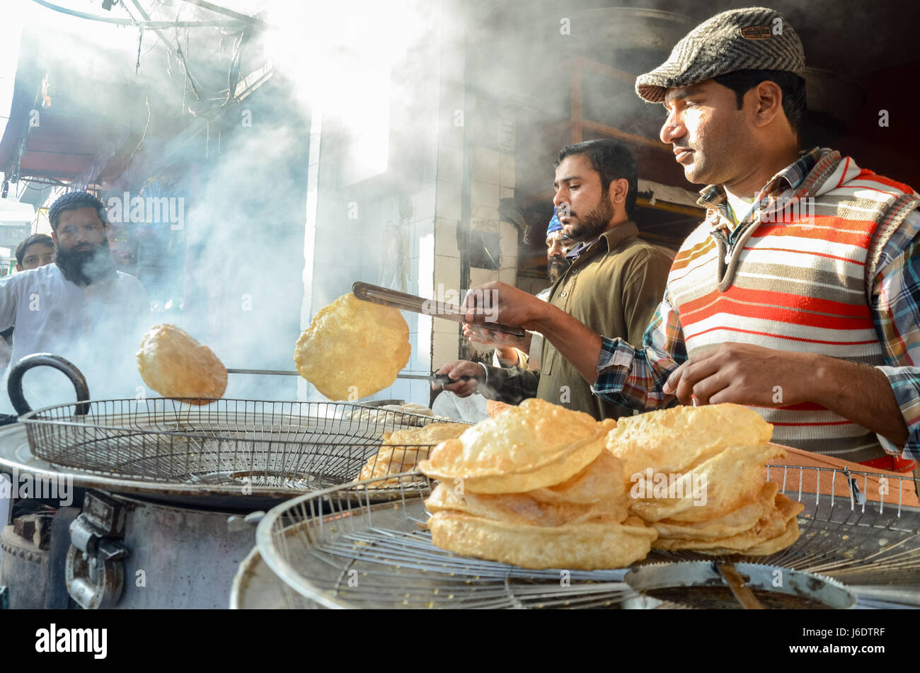 The Famous Food Street, Lahore, Pakistan Stock Photo