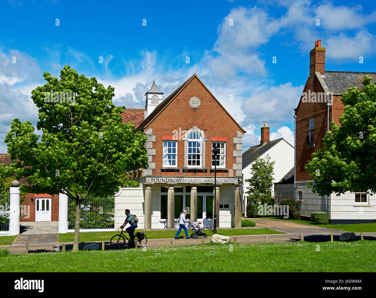 Houses in Poundbury, Dorset, England UK Stock Photo Alamy